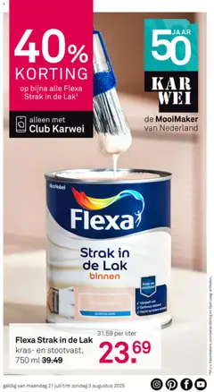 KARWEI - Folder geldig vanaf 21-07-2025