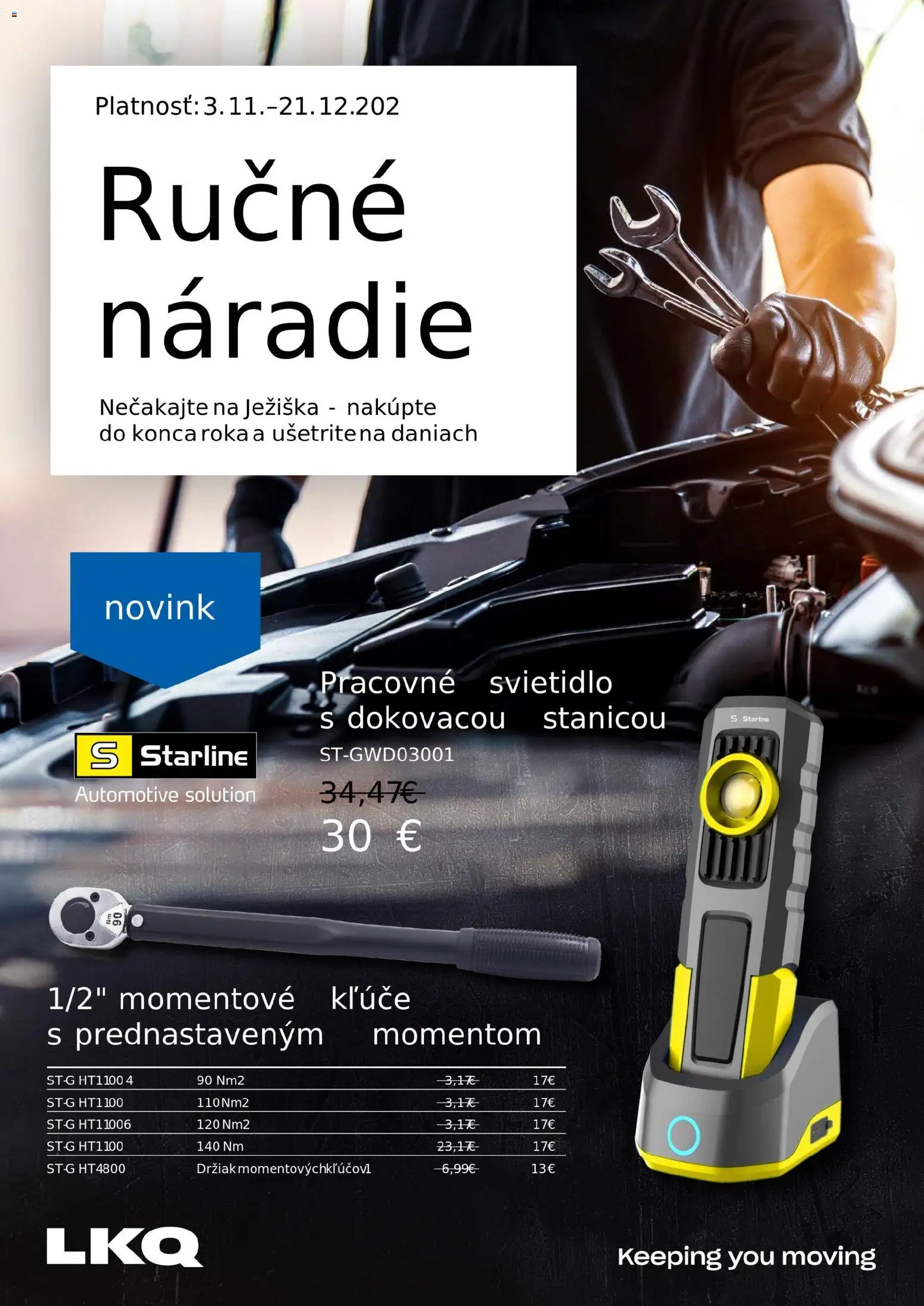 Auto Kelly ručné náradie - strana 1- platný od 03.11.2025
