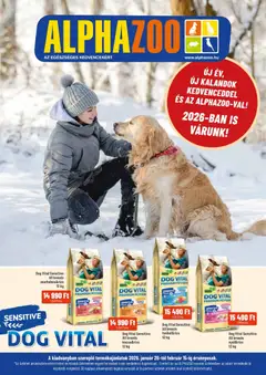 Előnézet AlphaZoo Akciós újság érvényes 2026.01.26.-tól