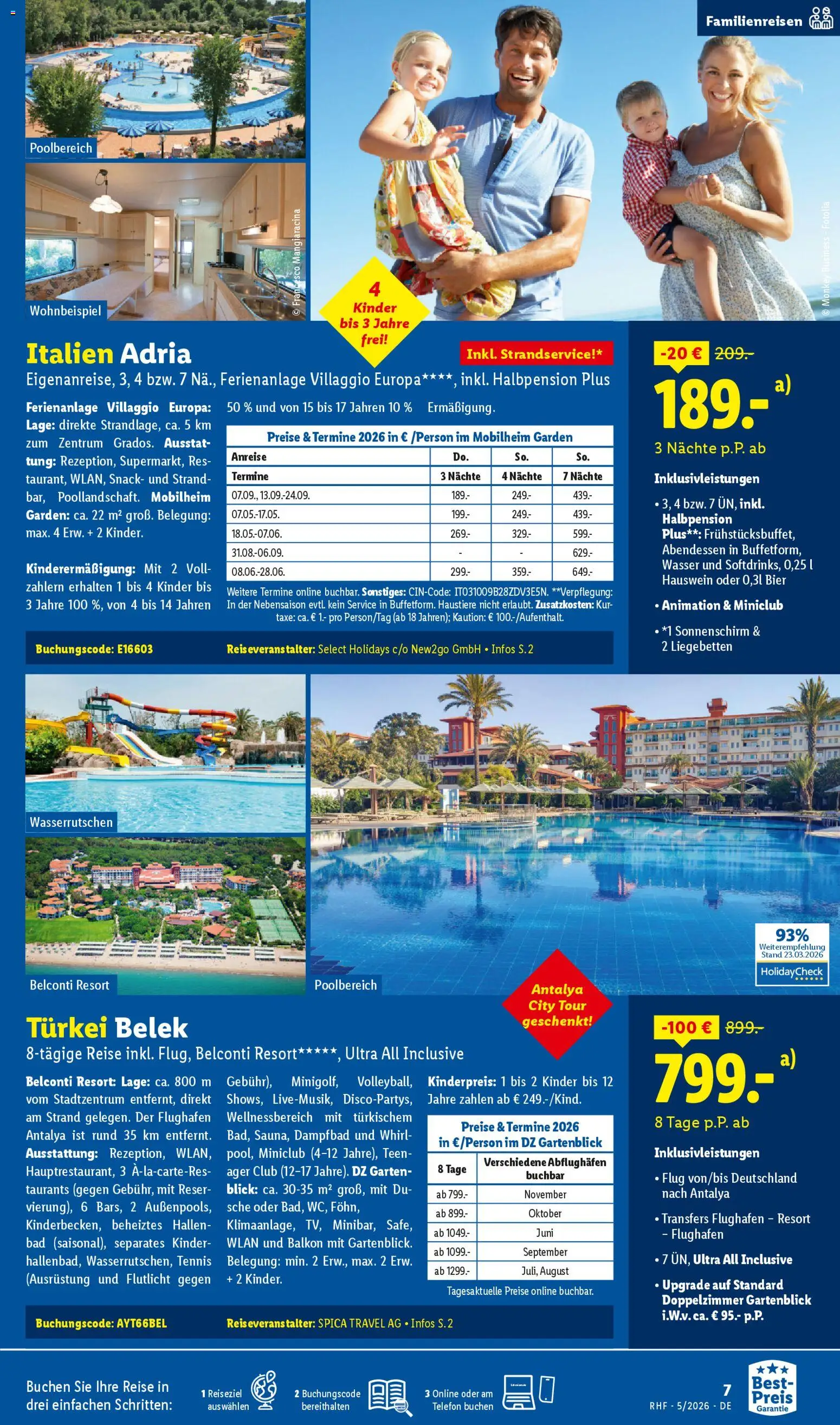 Lidl Reisen Prospekt 	 - Seite 7 - gültig ab 29.04.2026