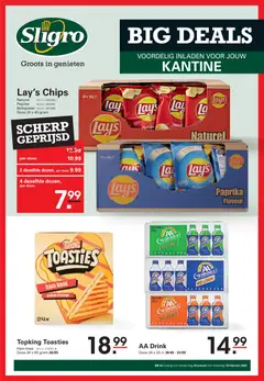Sligro - Bigdeals kantine geldig vanaf 29-01-2026