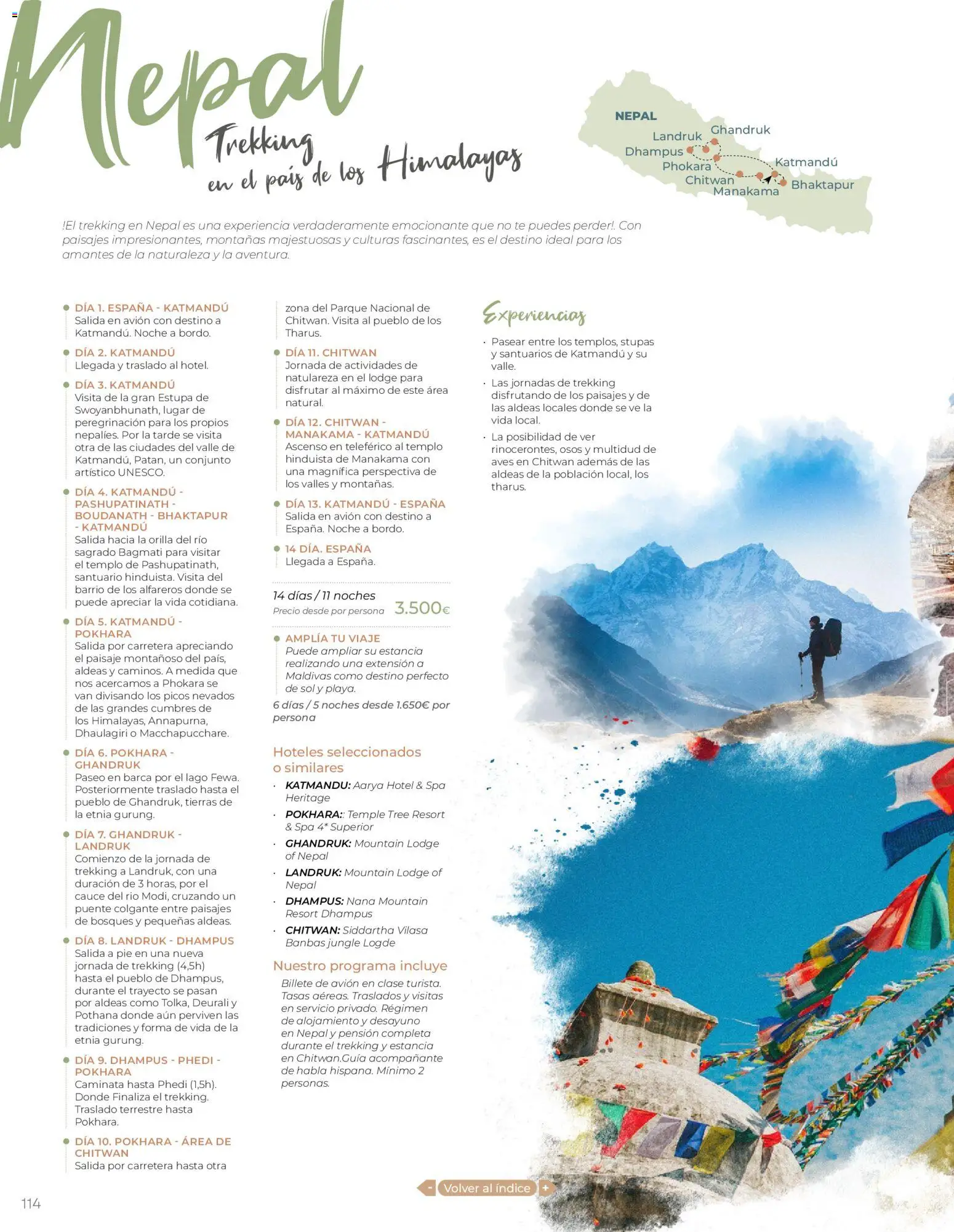 Viajes El Corte Inglés - Catálogo Tourmundial Premium - Página de 116 - Válido desde 01/01/2026