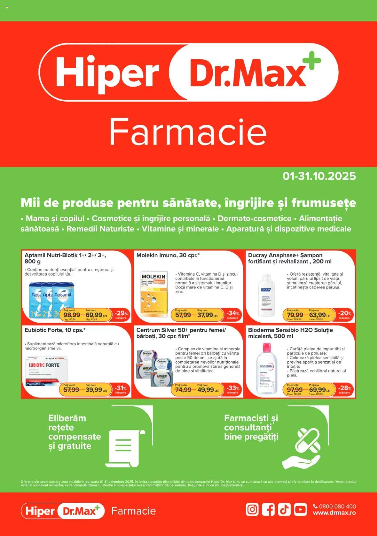 Dr.Max catalog - Hiper-farmacii - pagina 1- valabil de la 01.10.2025