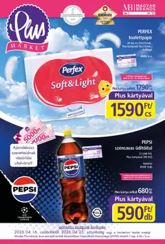 Előnézet Plus Market akciós újság érvényes 2026.04.16.-tól