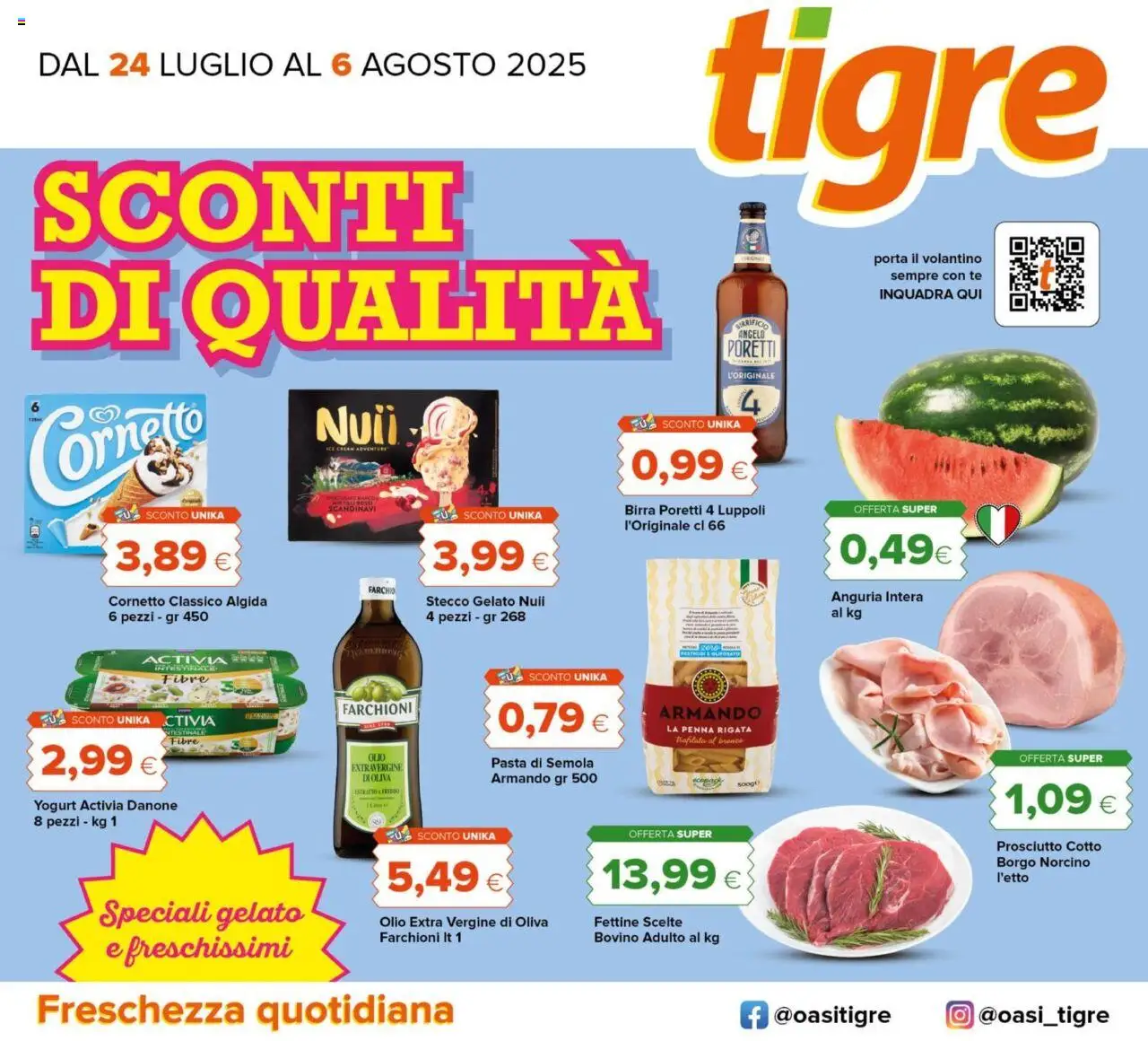 Volantino Tigre	 - pagina 1 - valido dal 24/07/2025