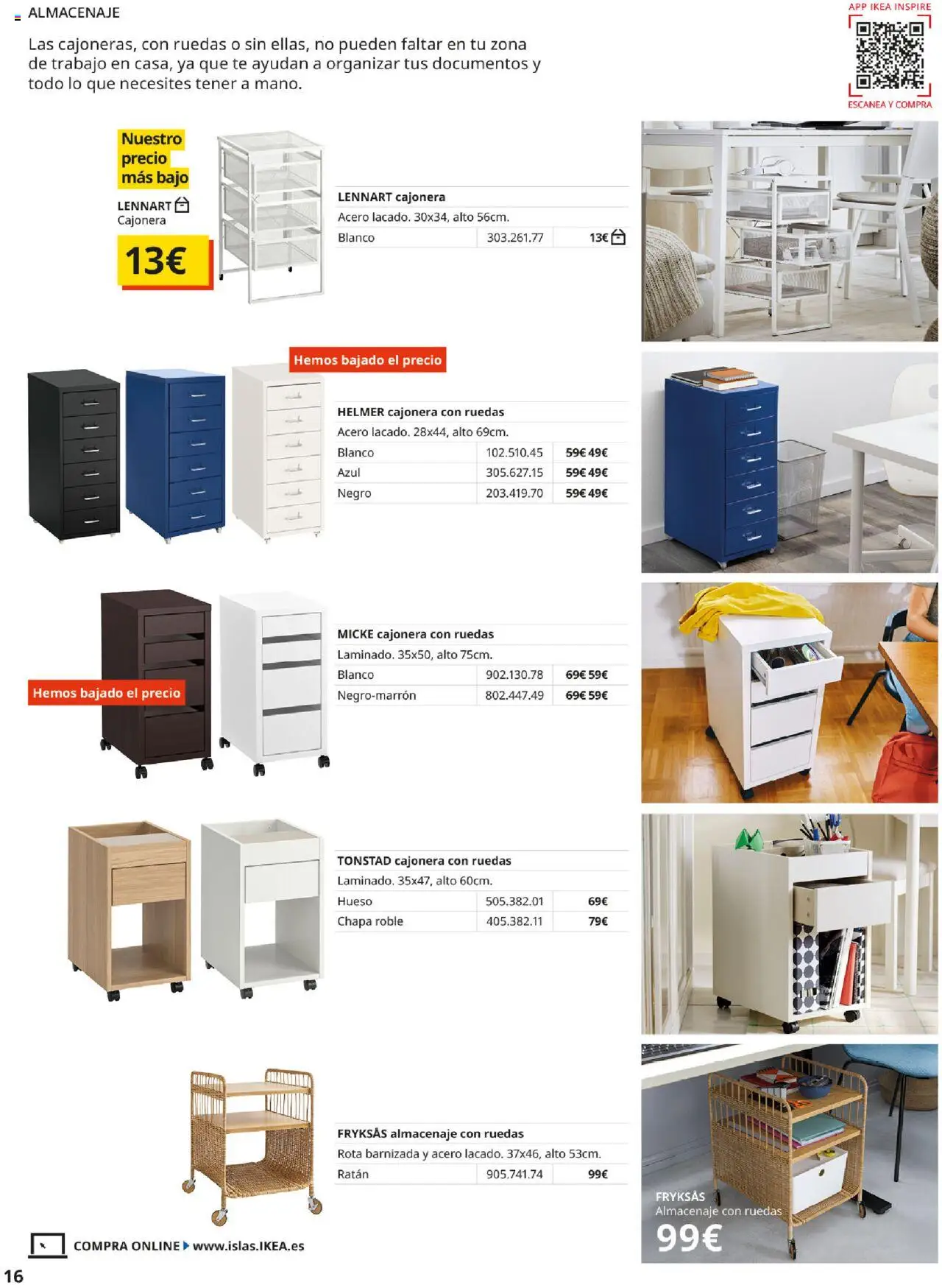 Catálogo IKEA Oficina en casa - Página de 16 - Válido desde 01/09/2025