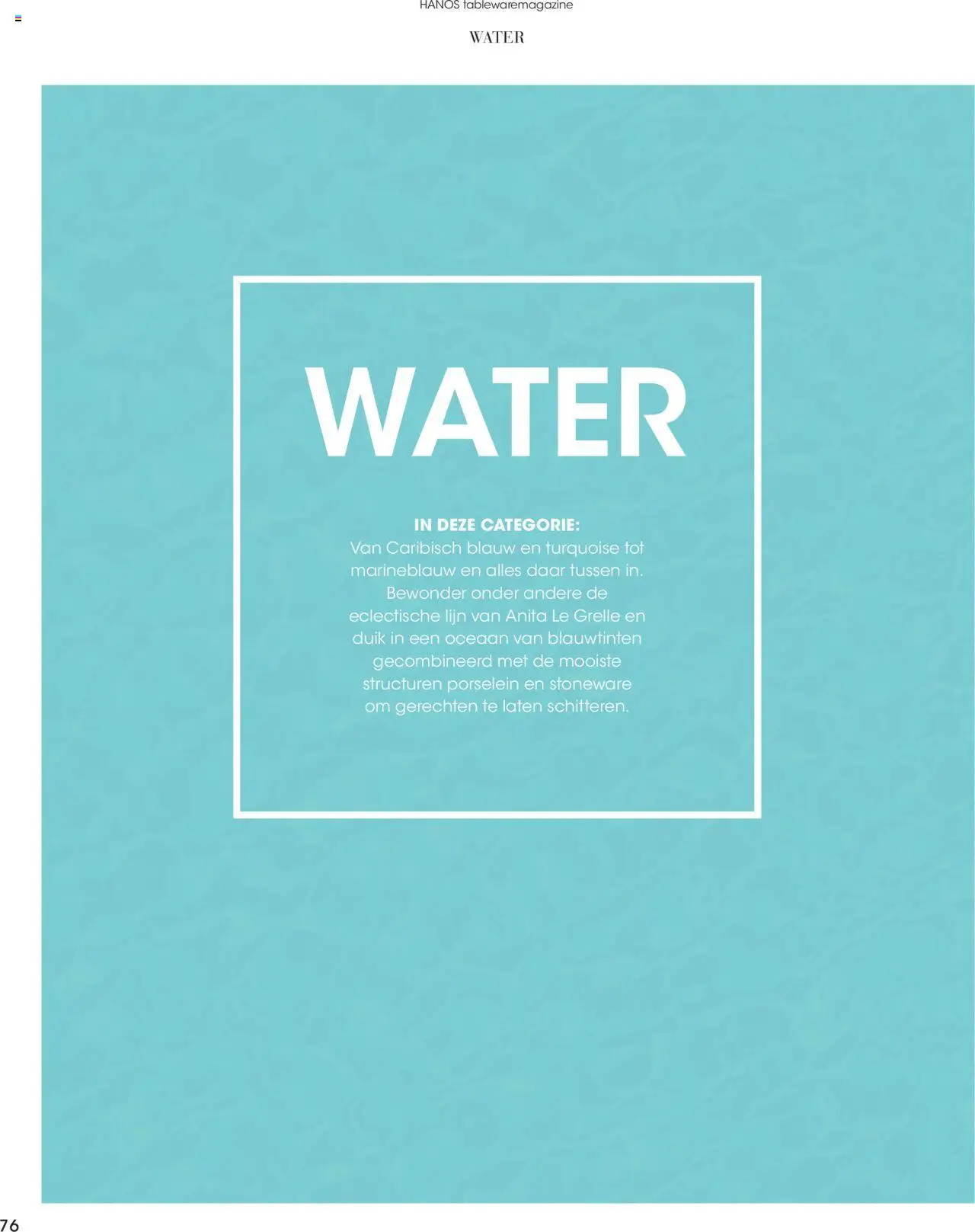 Hanos - Tableware magazine 2025-2026 - page 76- valid from 01-09-2025