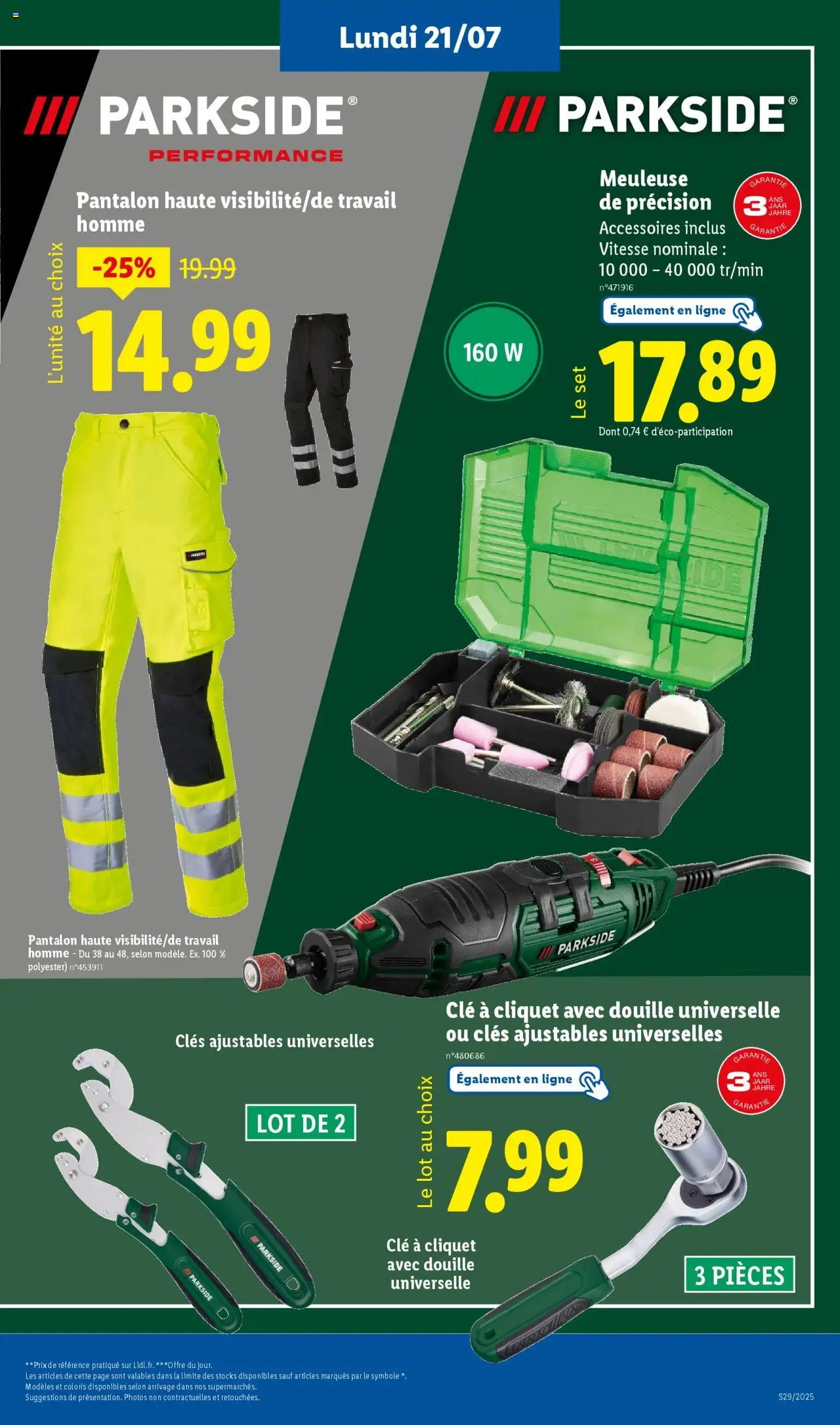 LIDL catalogue semaine 28 - page 61 - valable à partir du 17/07/2025