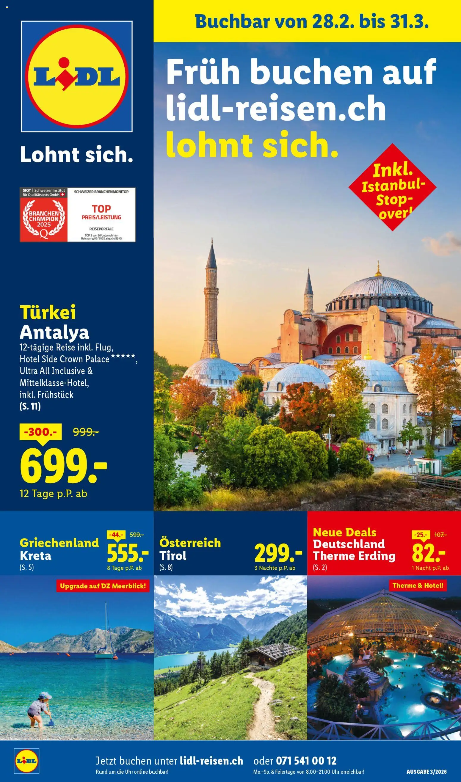 Lidl Aktionen Reisen März - Seite 1- gültig ab 28.02.2026