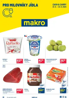 Náhled Makro leták - Pro milovníky jídla platný od 10.09.2025