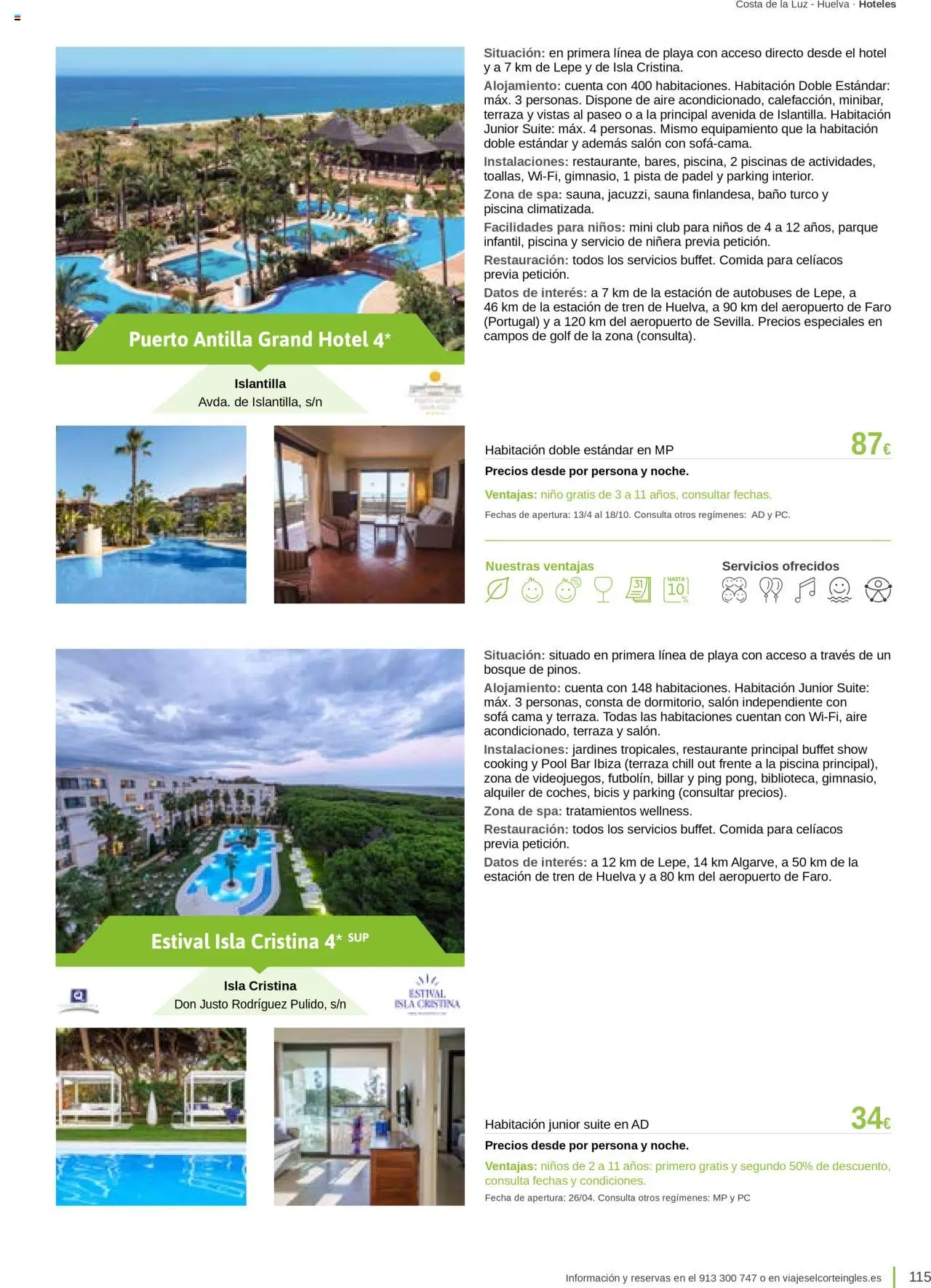 Viajes El Corte Inglés - Costas y Portugal - Página de 115 - Válido desde 01/05/2025