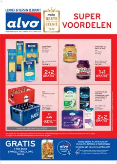 Alvo folder  geldig vanaf 25/02/2026