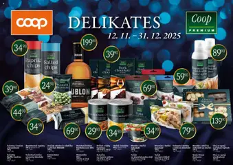 Náhled Coop leták - Delikates Vánoce platný od 12.11.2025
