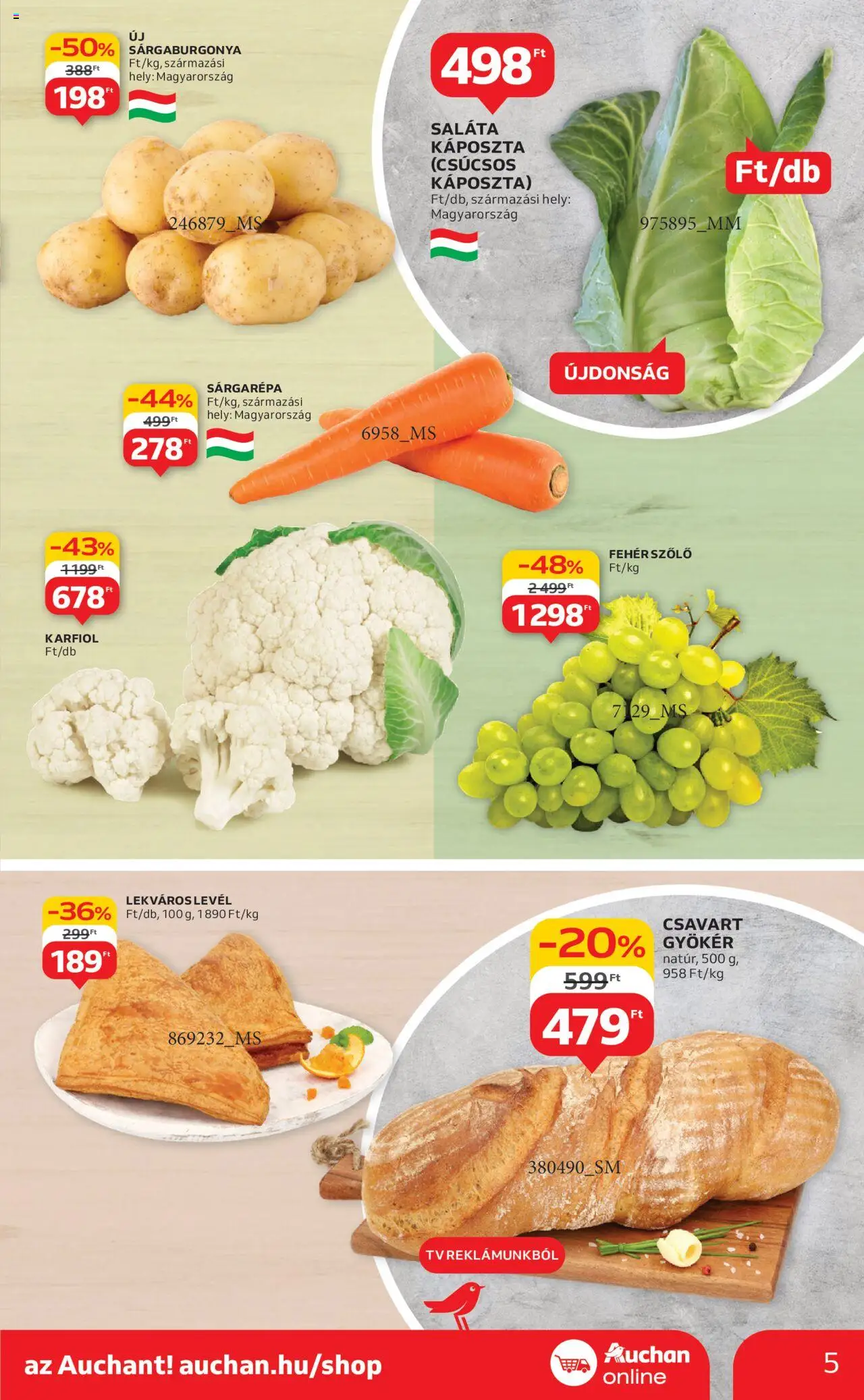 Auchan - Akciós újság Szupermarket - 5oldal - érvényes 2025.07.17.-tól