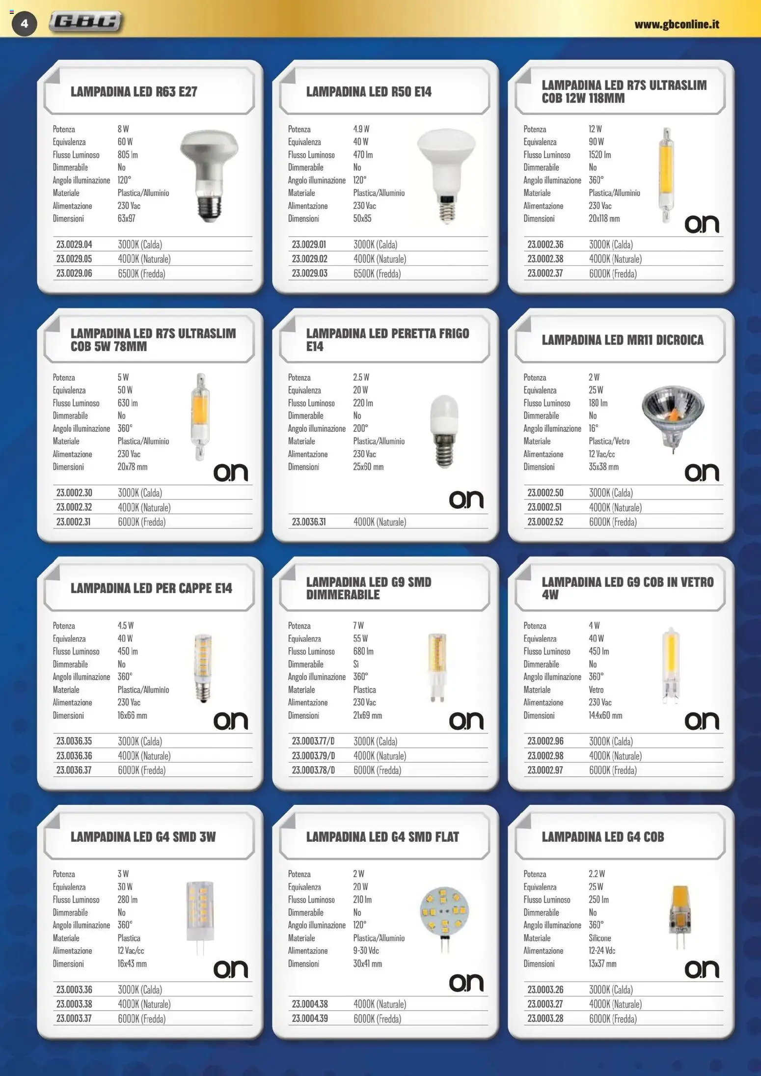 Volantino GBC	 - pagina 4 - valido dal 01/11/2025