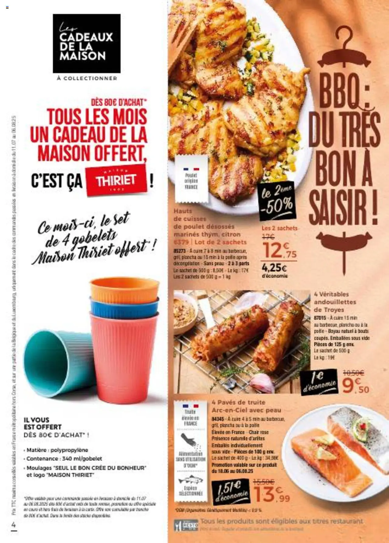 Thiriet catalogue livraison à domicile - page 4 - valable à partir du 11/07/2025