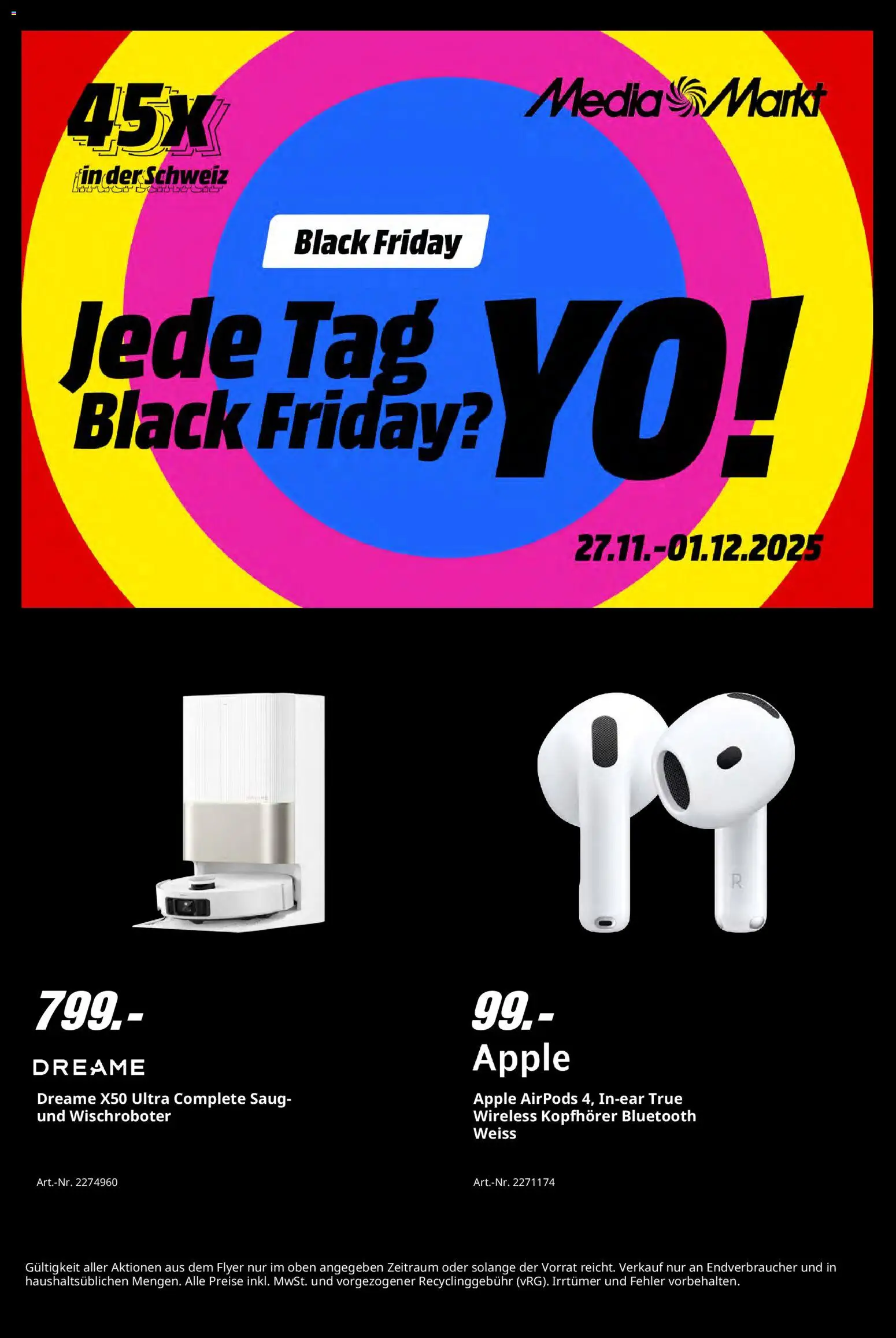 Media Markt - Black Friday - Seite 1- gültig ab 27.11.2025