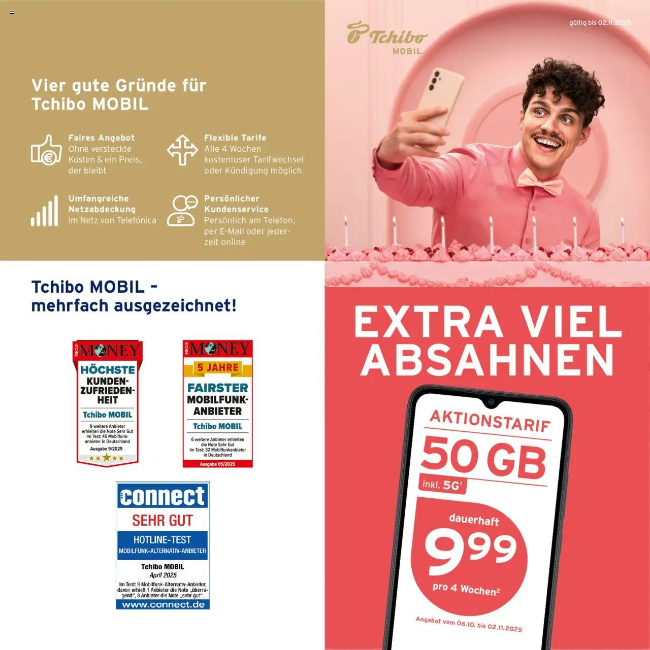 Prospekt Tchibo Produkte & Tarife - Seite 1 - gültig ab 13.10.2025