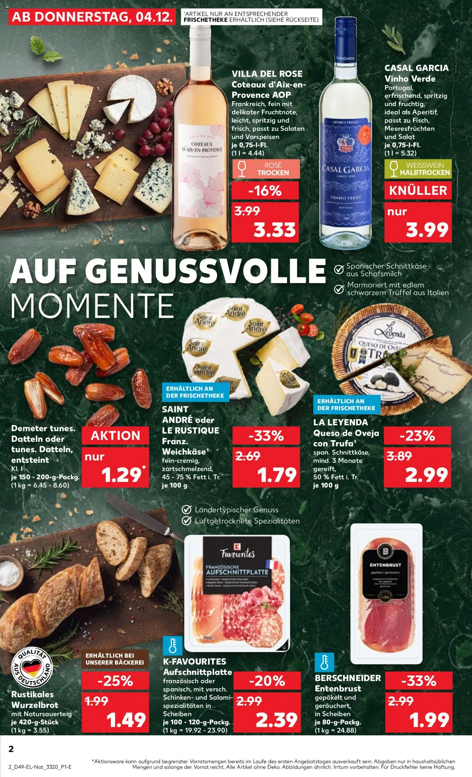 Kaufland - Broschüre - Seite 2 - gültig ab 04.12.2025