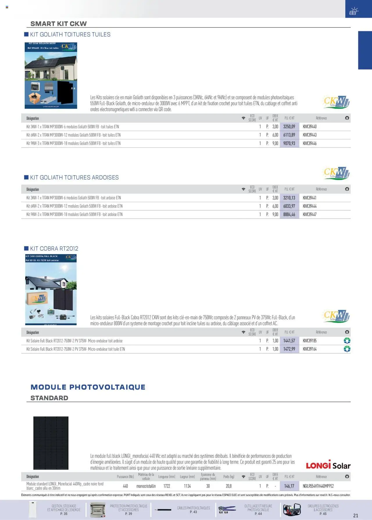 Rexel - Production D´Énergie Photovoltaique - page 5 - valable à partir du 16/07/2025