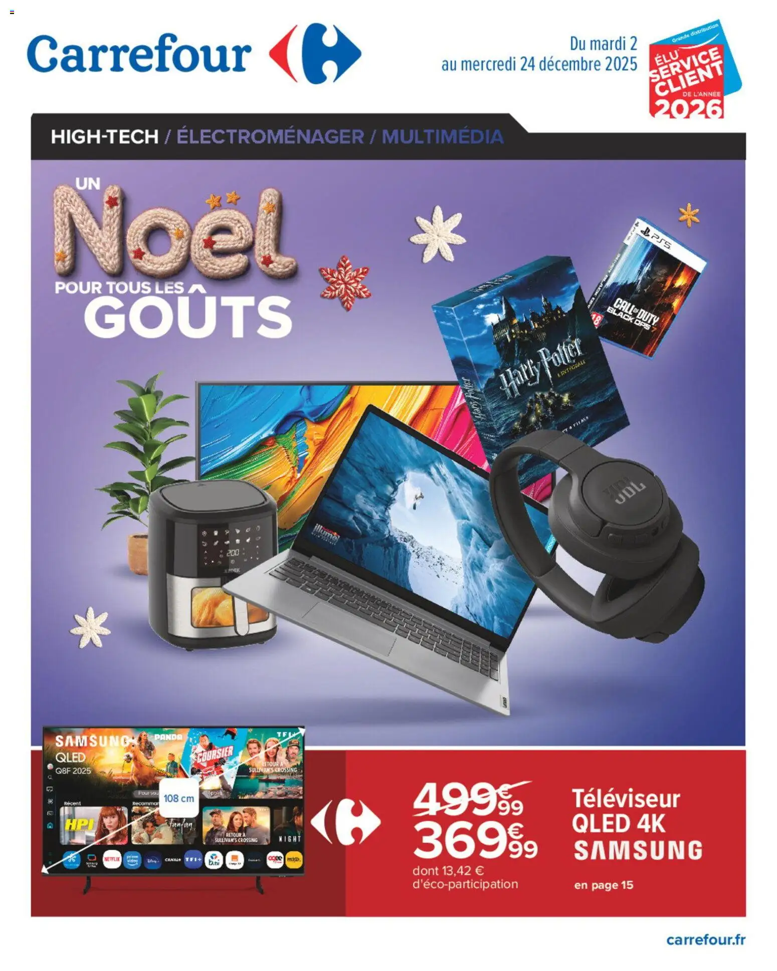 Carrefour catalogue High-tech, un noël pour tous les goûts  - page 1 - valable à partir du 02/12/2025