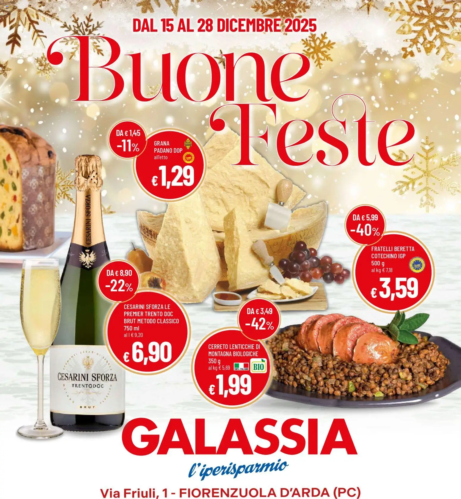 Volantino Galassia	 - pagina 1 - valido dal 15/12/2025