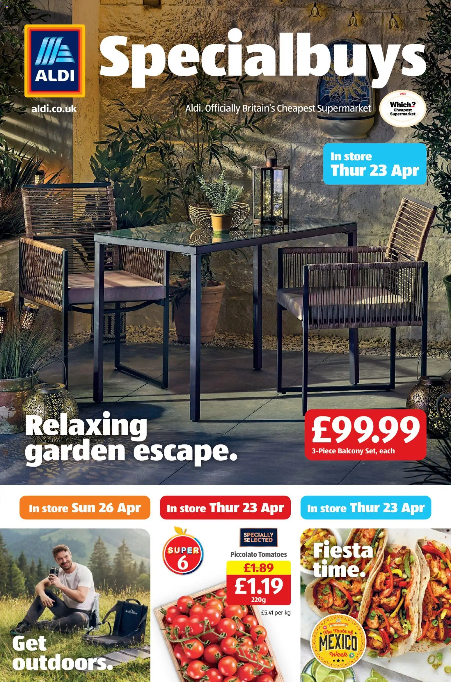 Aldi - Weekly offers UK Specialbuys - page 1- valid from 23/04/2026