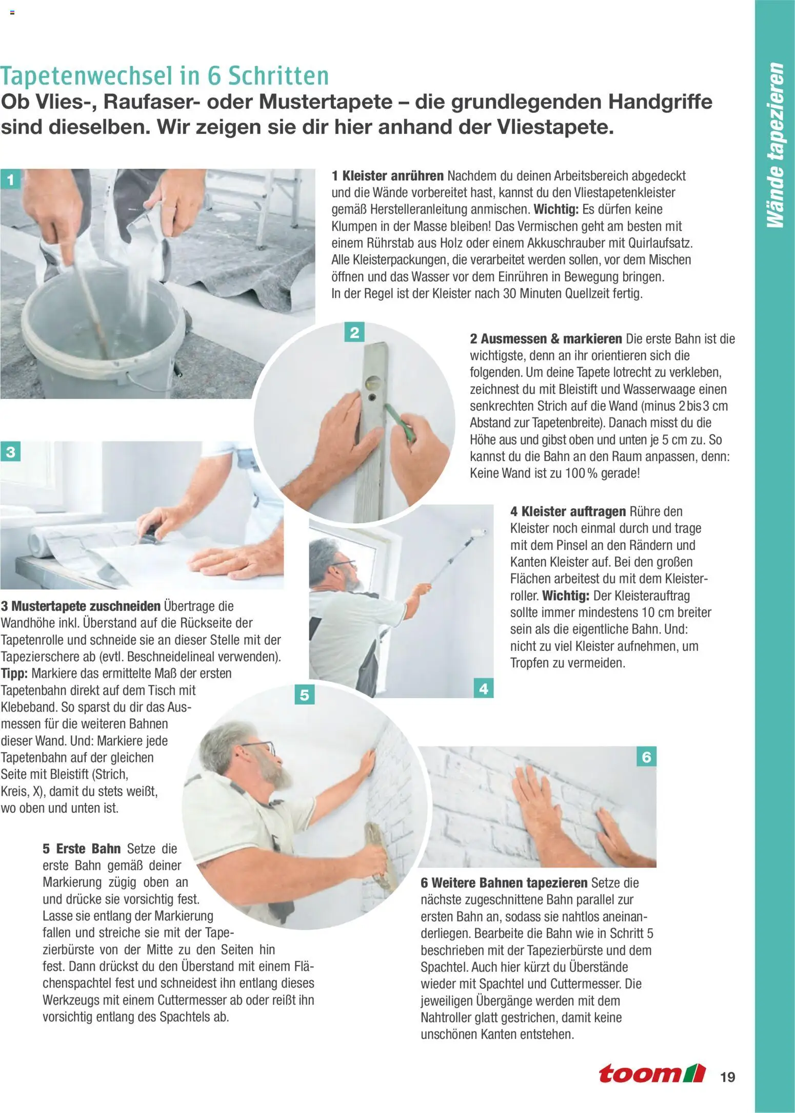 Toom Baumarkt Wände streichen und tapezieren - Seite 19 - gültig ab 01.01.2026
