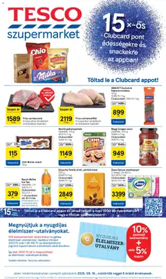 Előnézet Tesco Szupermarket - Akciós újság  érvényes 2025.09.18.-tól
