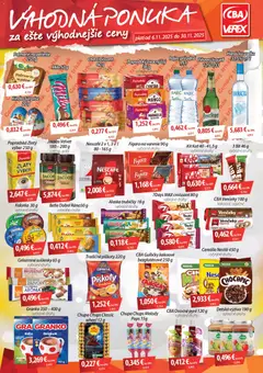 CBA Verex leták platný od 06.11.2025