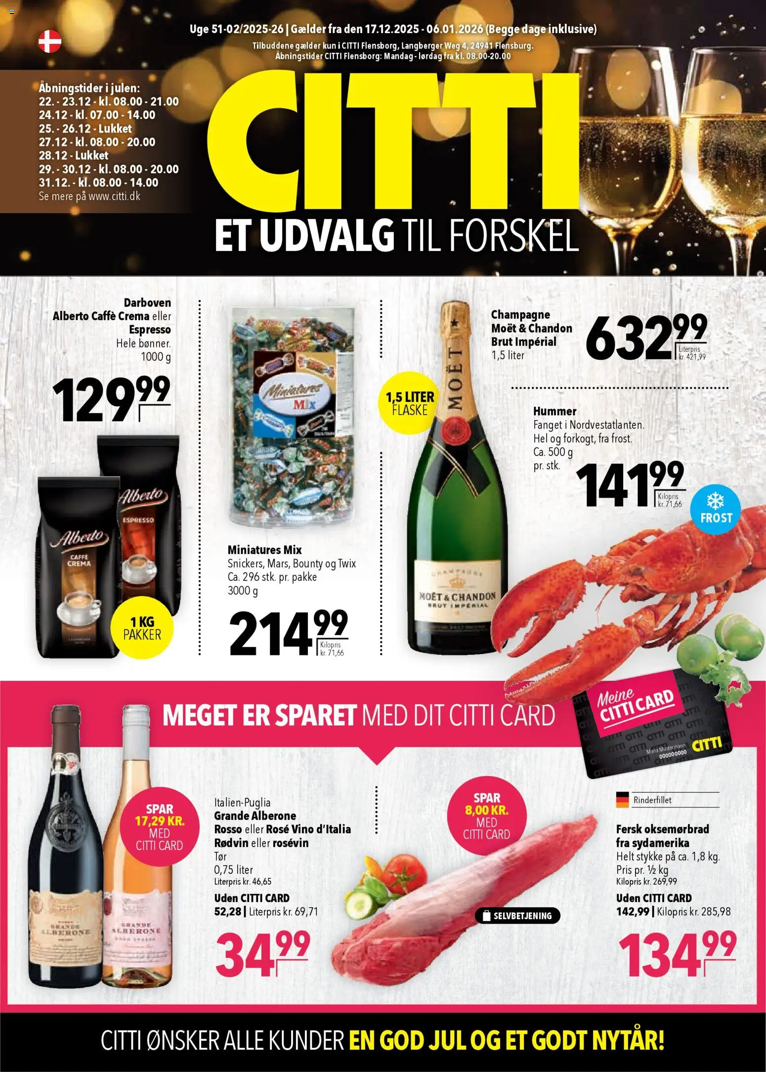 CITTI Markt Dänemark-Werbung - Seite 1 - gültig ab 17.12.2025