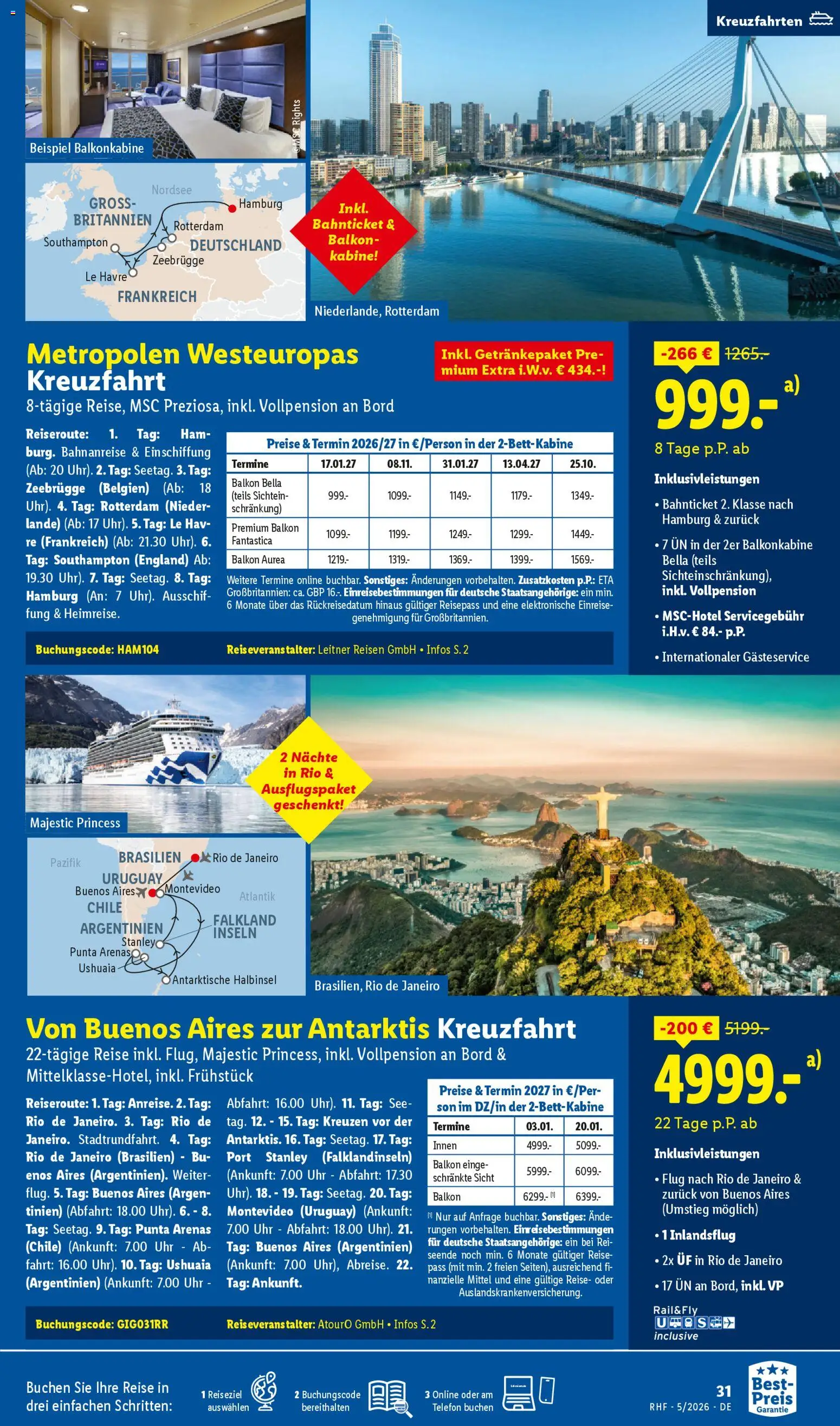 Lidl Reisen Prospekt 	 - Seite 31 - gültig ab 29.04.2026