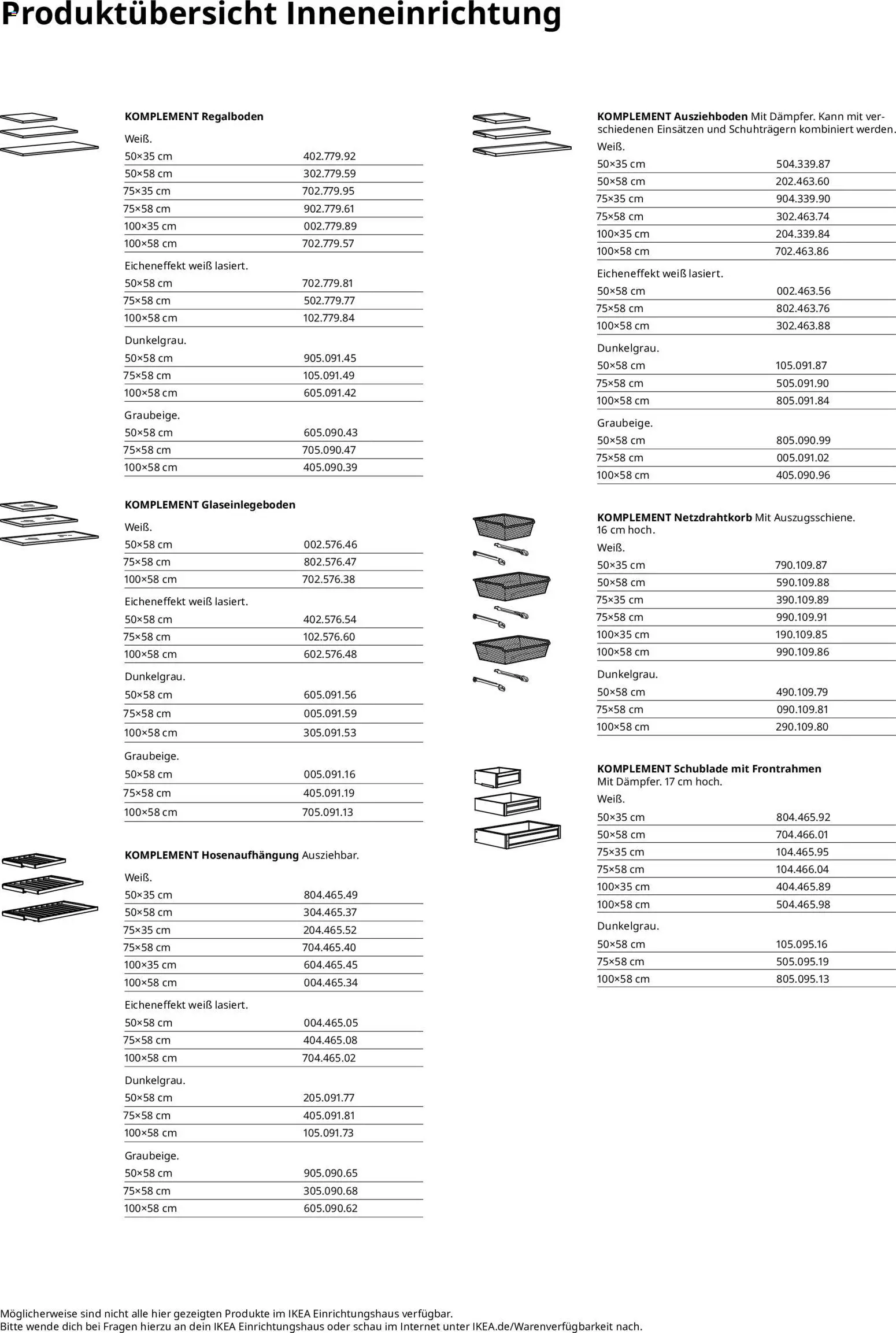 Ikea Individuelles Kleiderschranksystem  - Seite 10 - gültig ab 02.01.2026