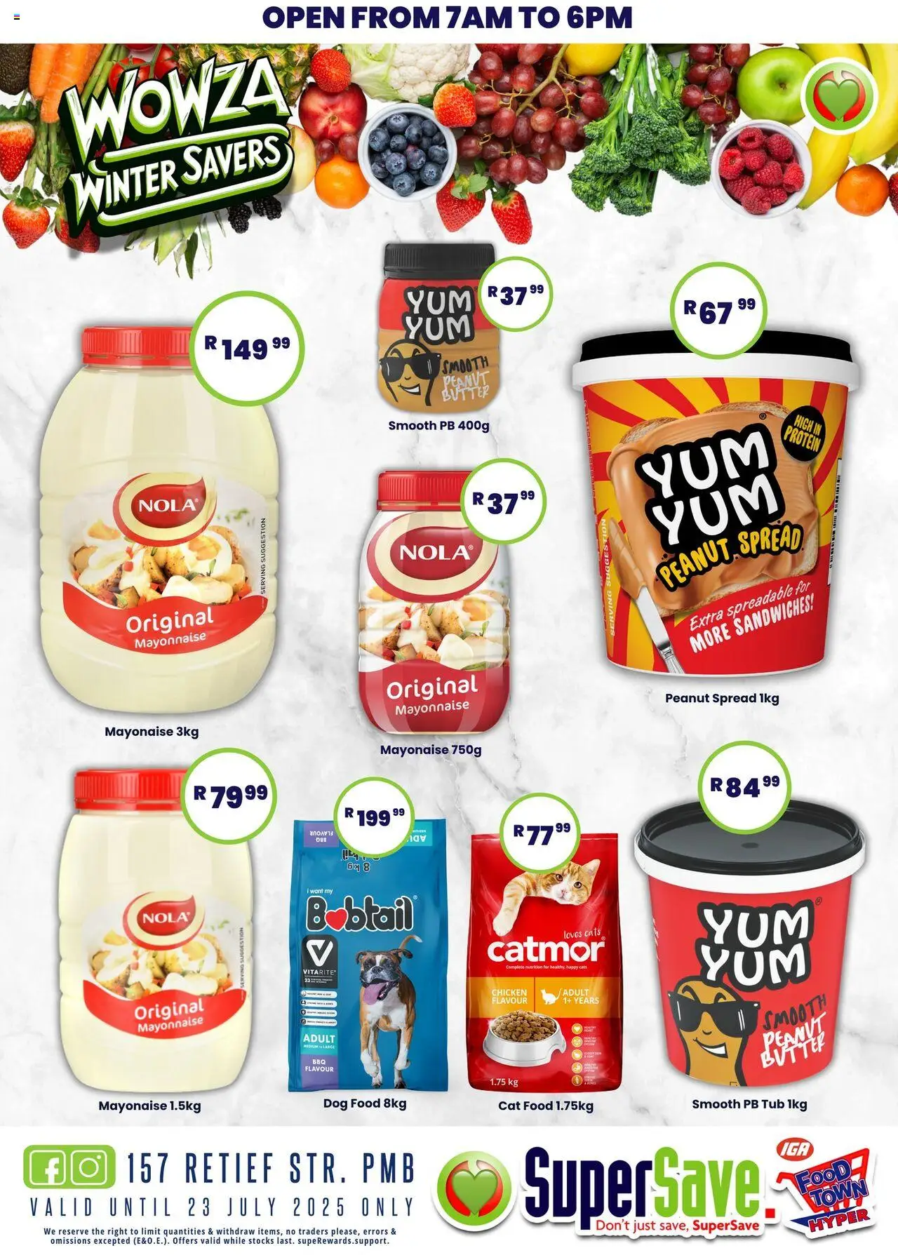 Super Save Specials - page 6- valid from 18/07/2025