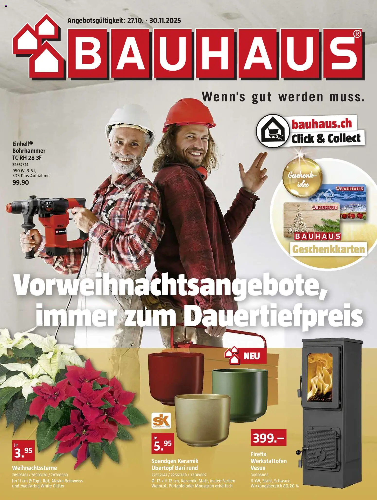 Bauhaus Aktionen - Seite 1- gültig ab 27.10.2025