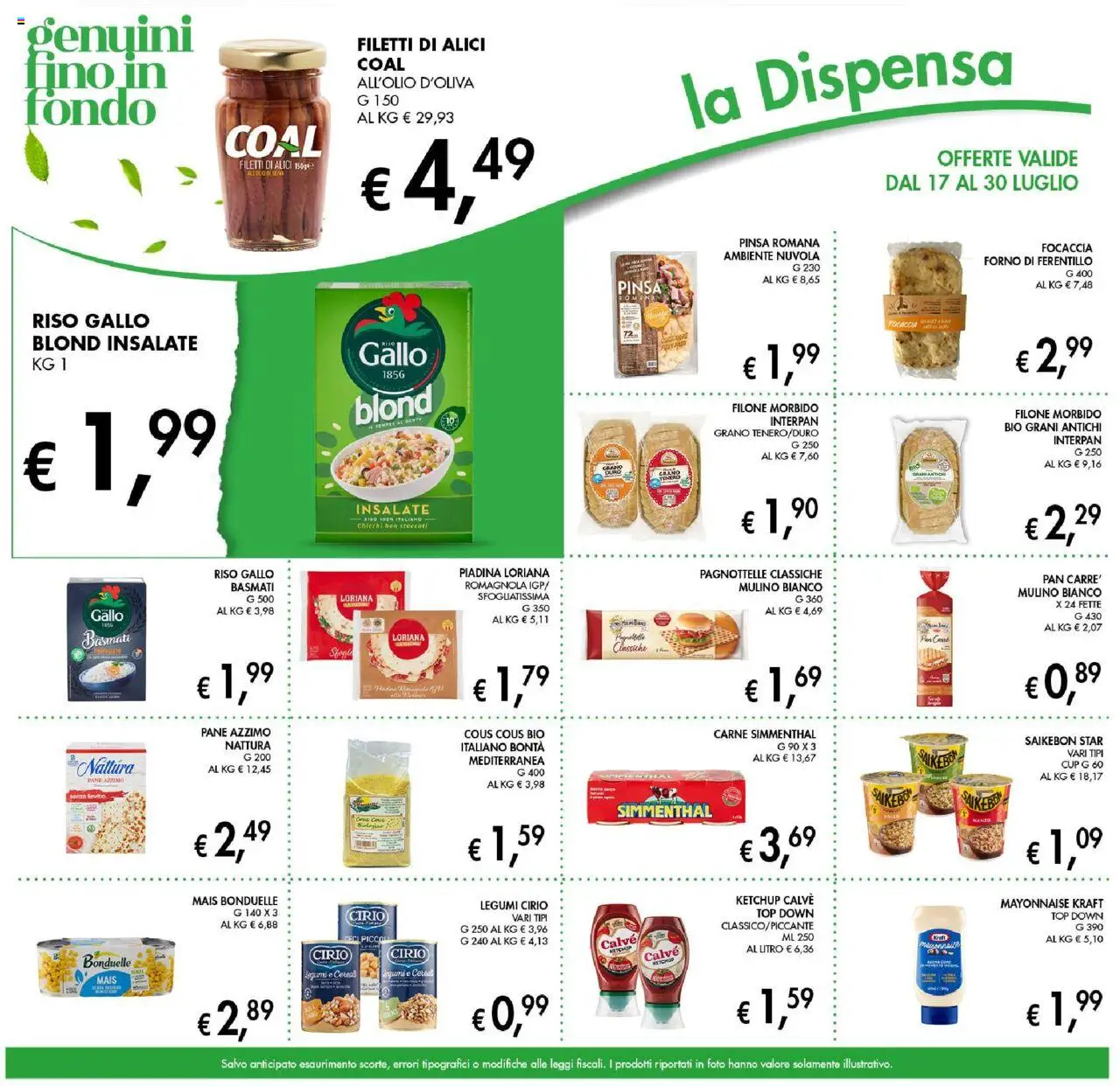 Volantino Coal	 - pagina 18 - valido dal 17/07/2025