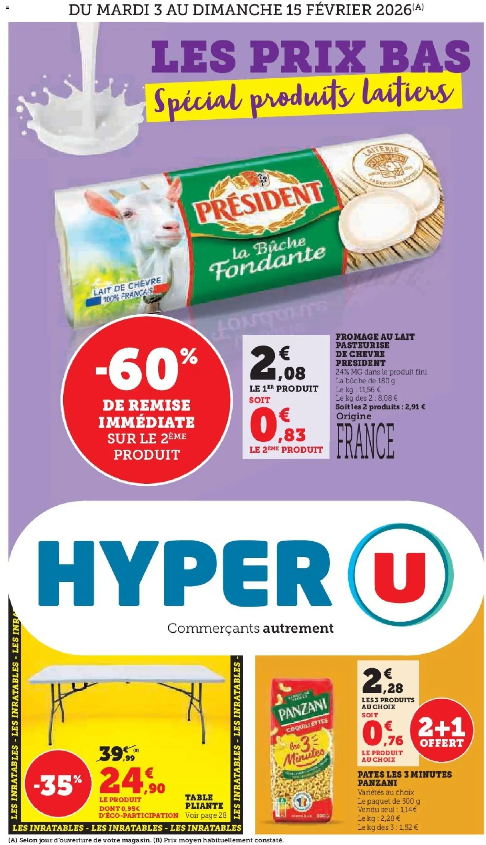 Hyper U catalogue - page 1 - valable à partir du 03/02/2026