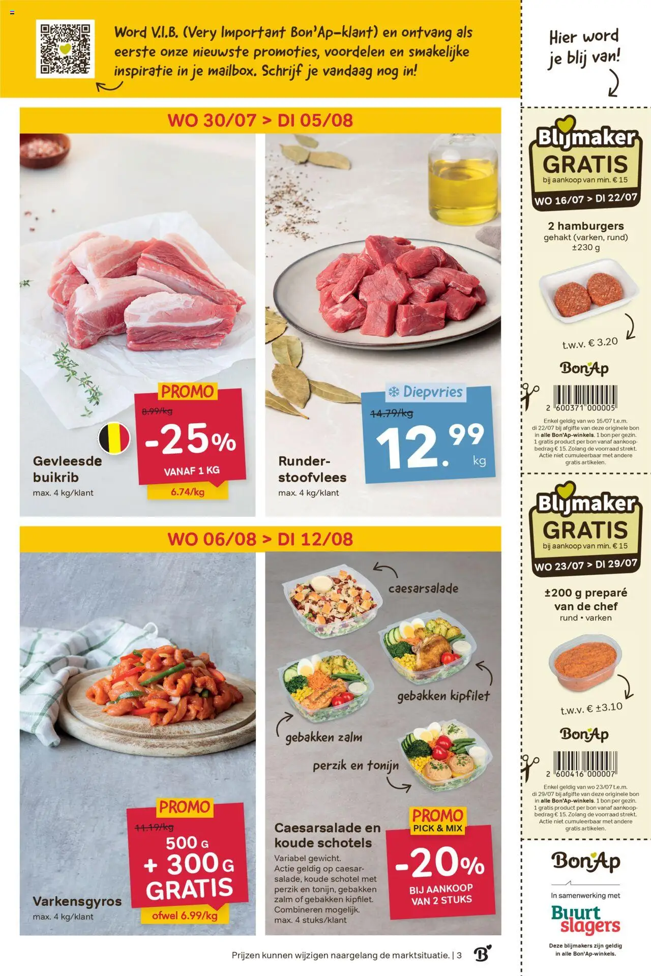 Bon Ap folder/publicité - pagina 3- geldig vanaf 16/07/2025