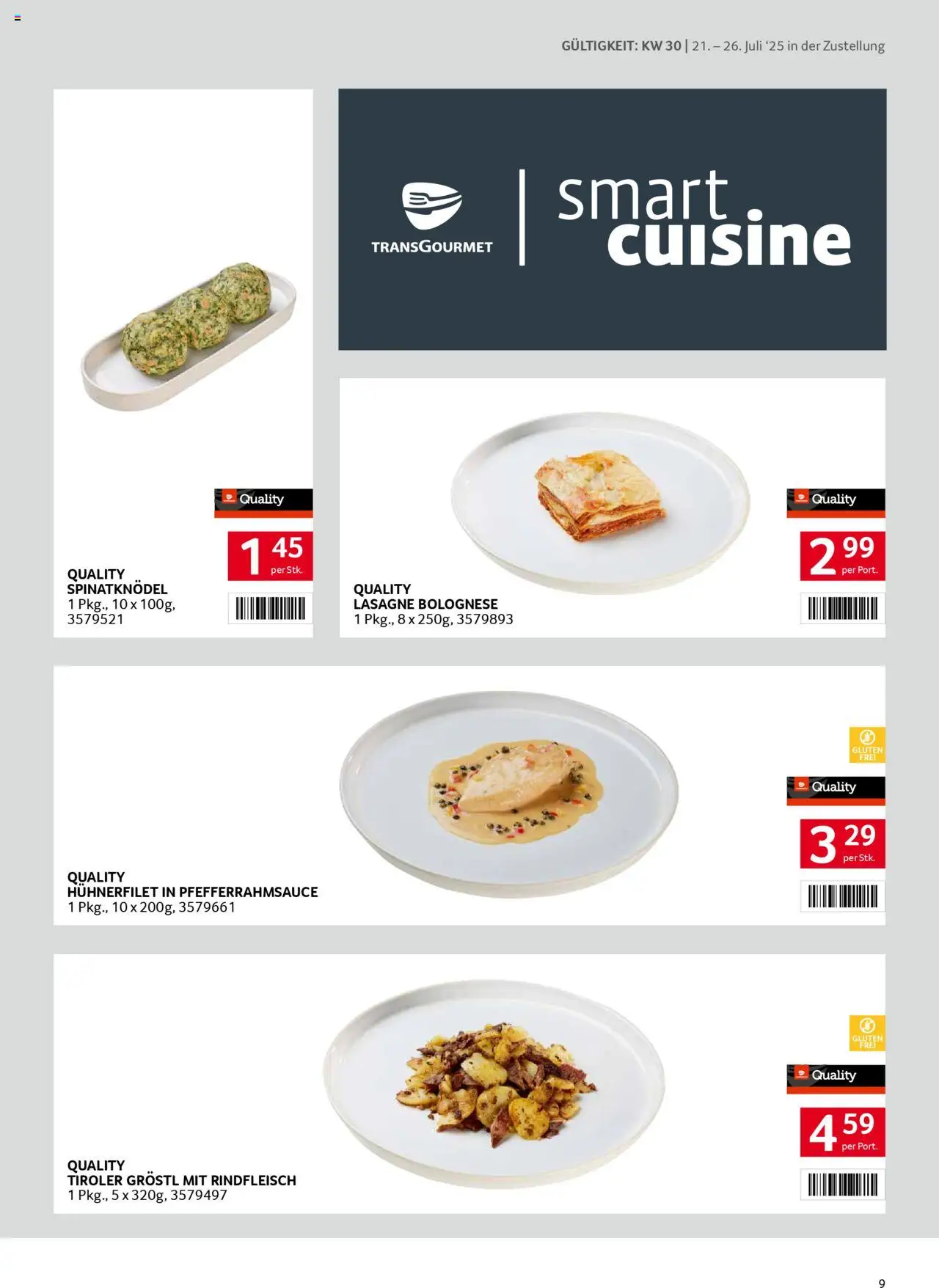 Transgourmet Zustellaktion  - Seite 9- gültig ab 20.07.2025