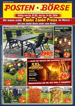 Vorschau Posten Börse Prospekt gültig ab 07.03.2026