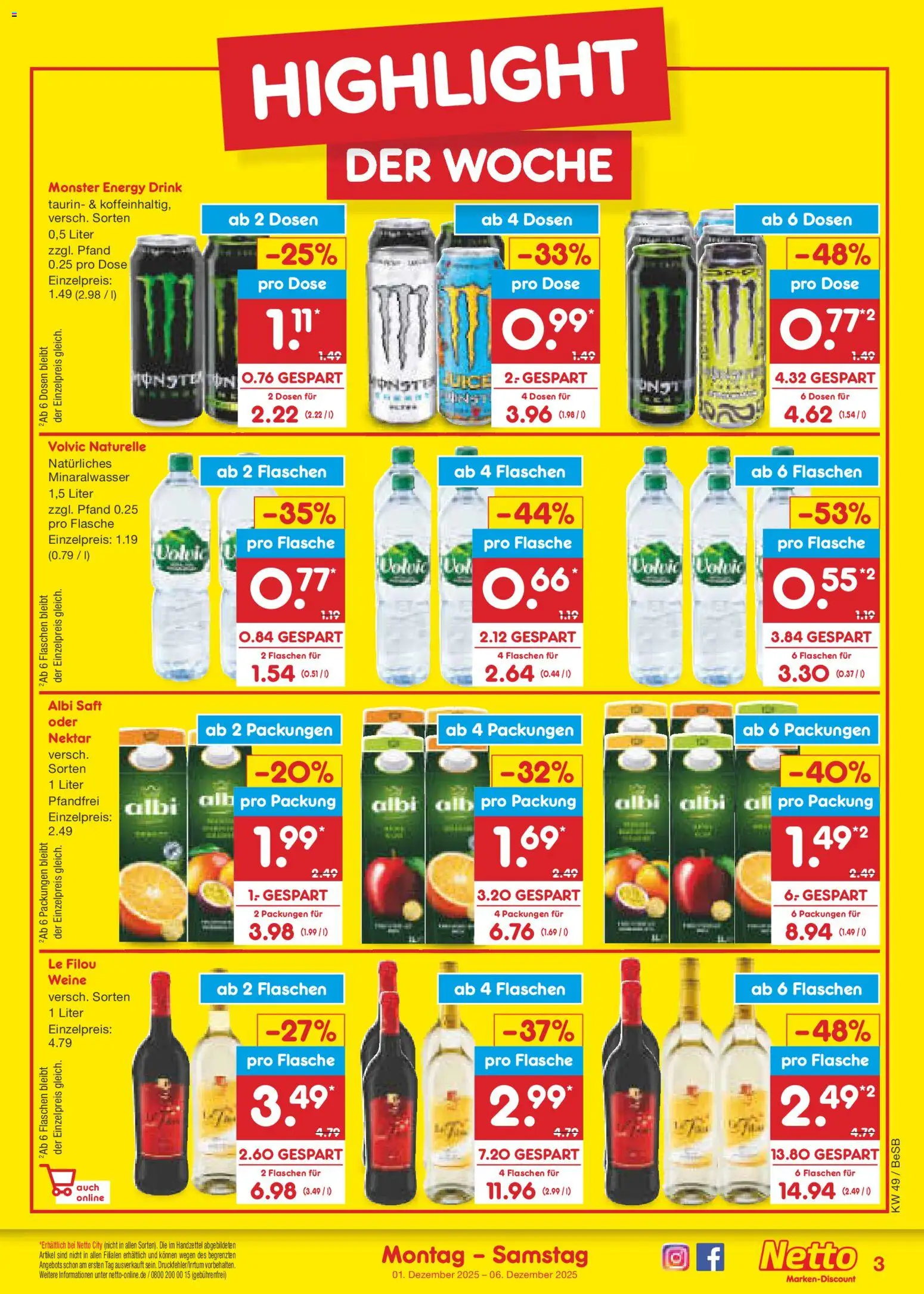 Netto Marken-Discount Prospekt 	 - Seite 3 - gültig ab 01.12.2025