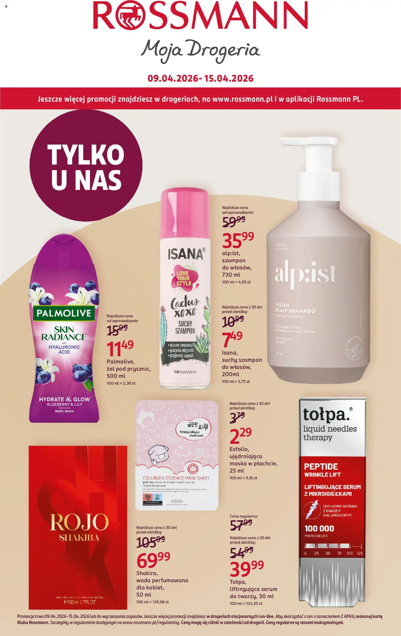 Rossmann gazetka - strona 1- ważny od 09.04.2026