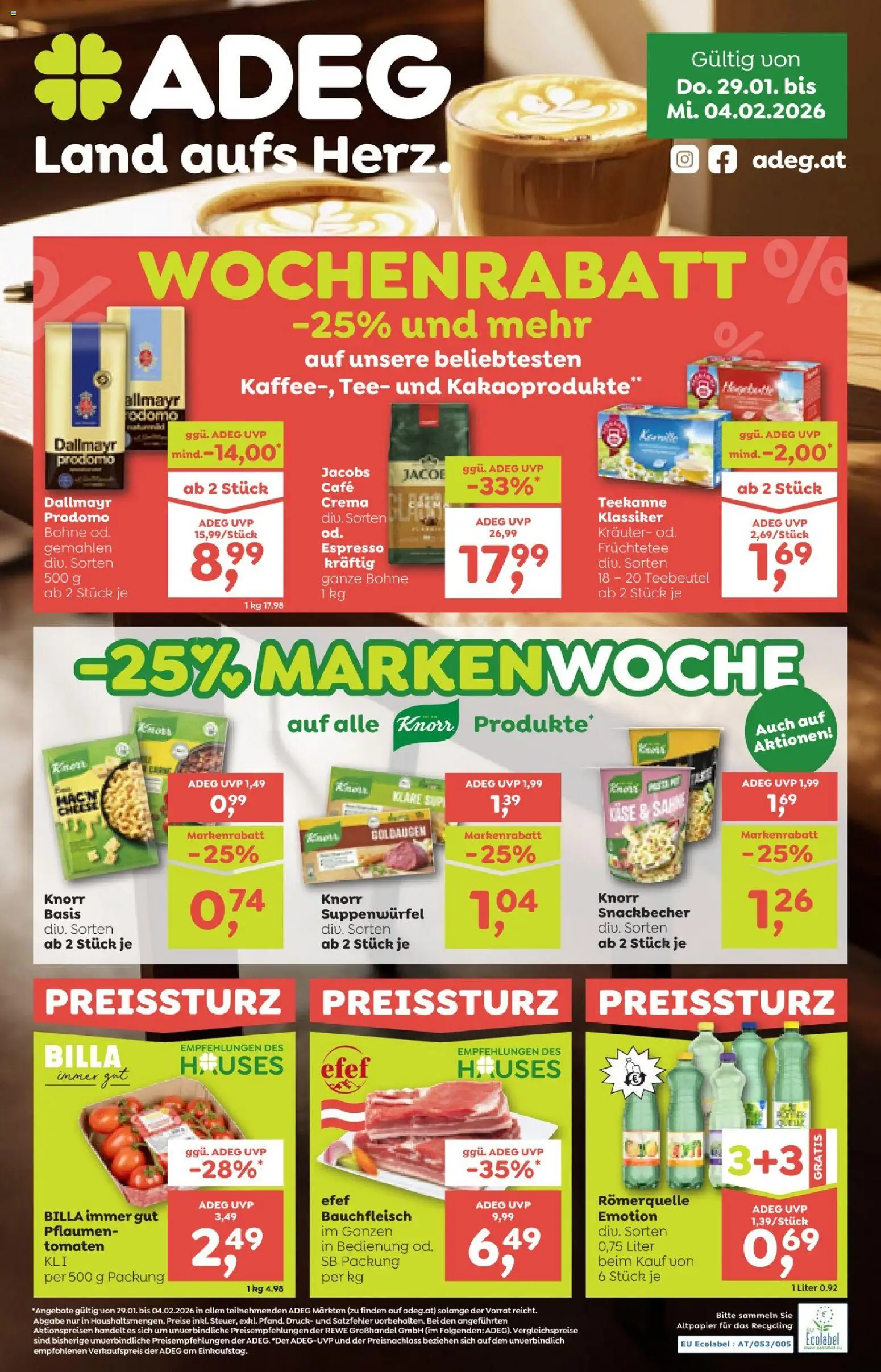 ADEG Vorarlberg - Seite 1- gültig ab 29.01.2026