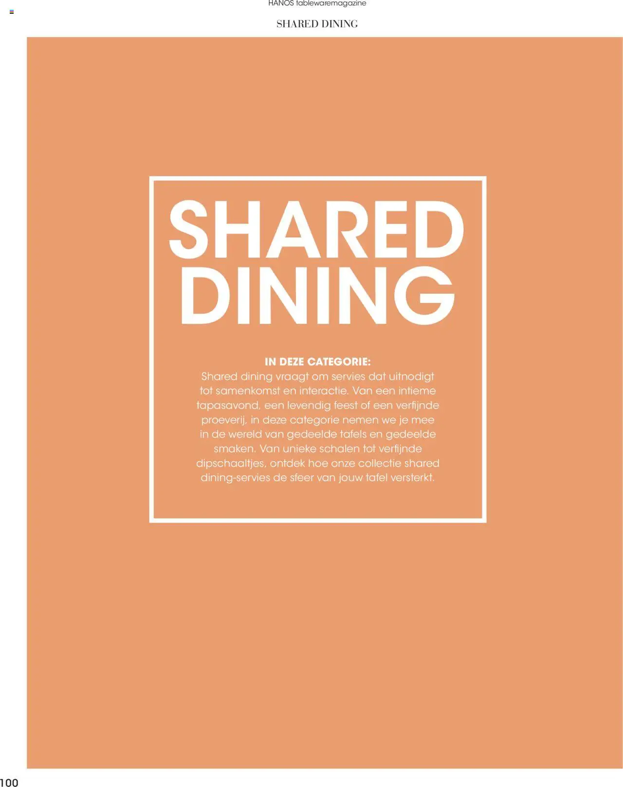 Hanos - Tableware magazine 2025-2026 - page 100- valid from 01-09-2025