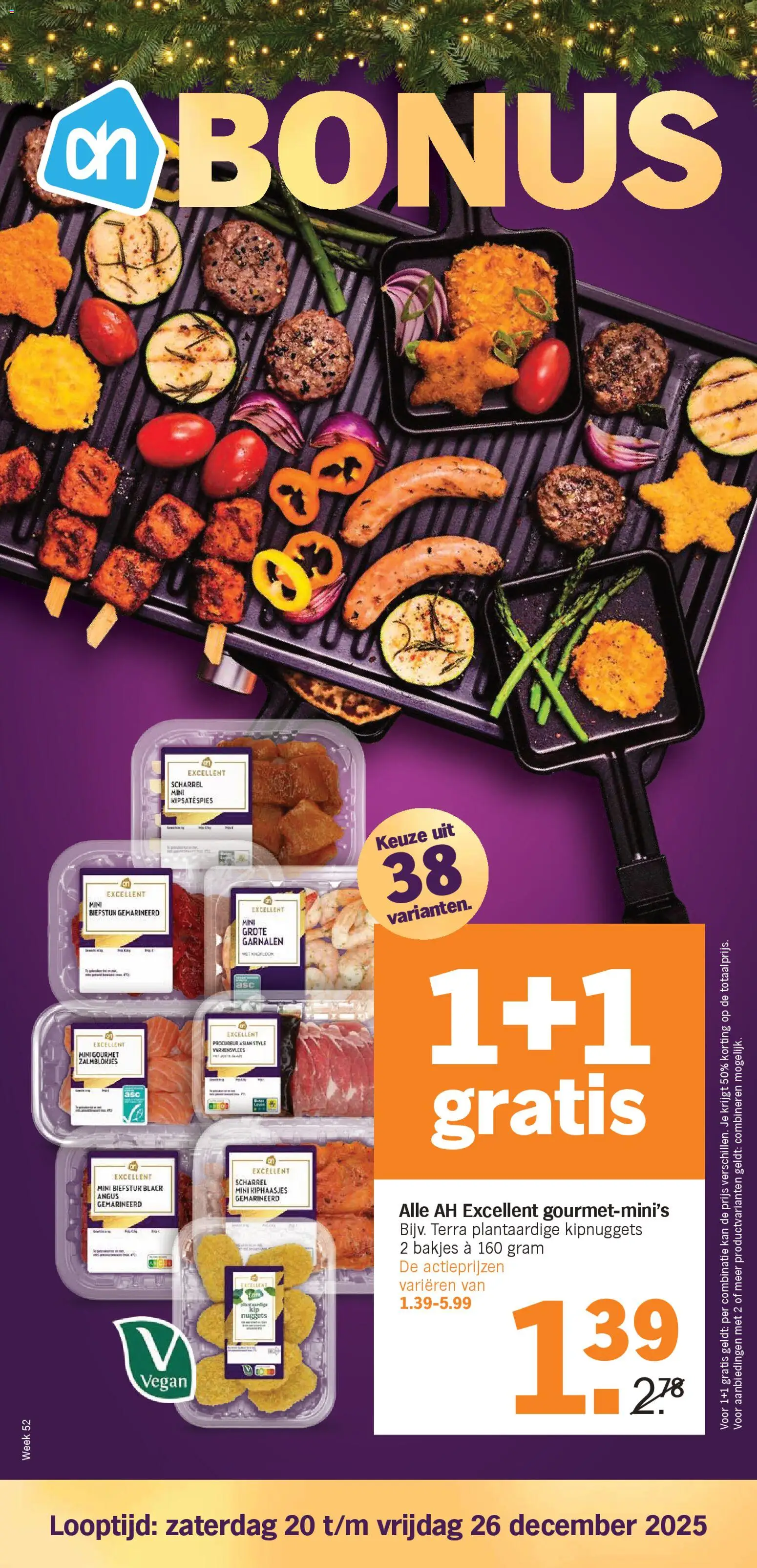 Albert Heijn - Bonus week 52 - pagina 1- geldig vanaf 20-12-2025