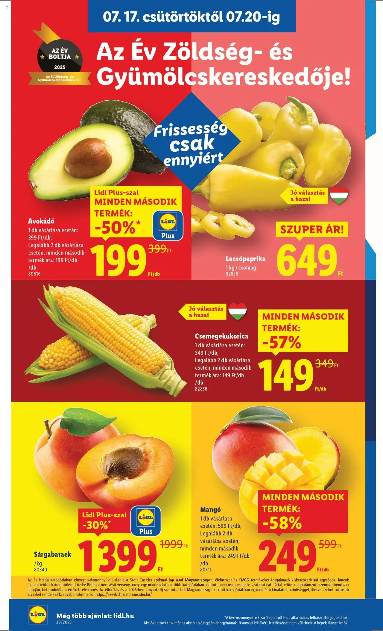 Lidl Akciós újság - 4oldal - érvényes 2025.07.17.-tól