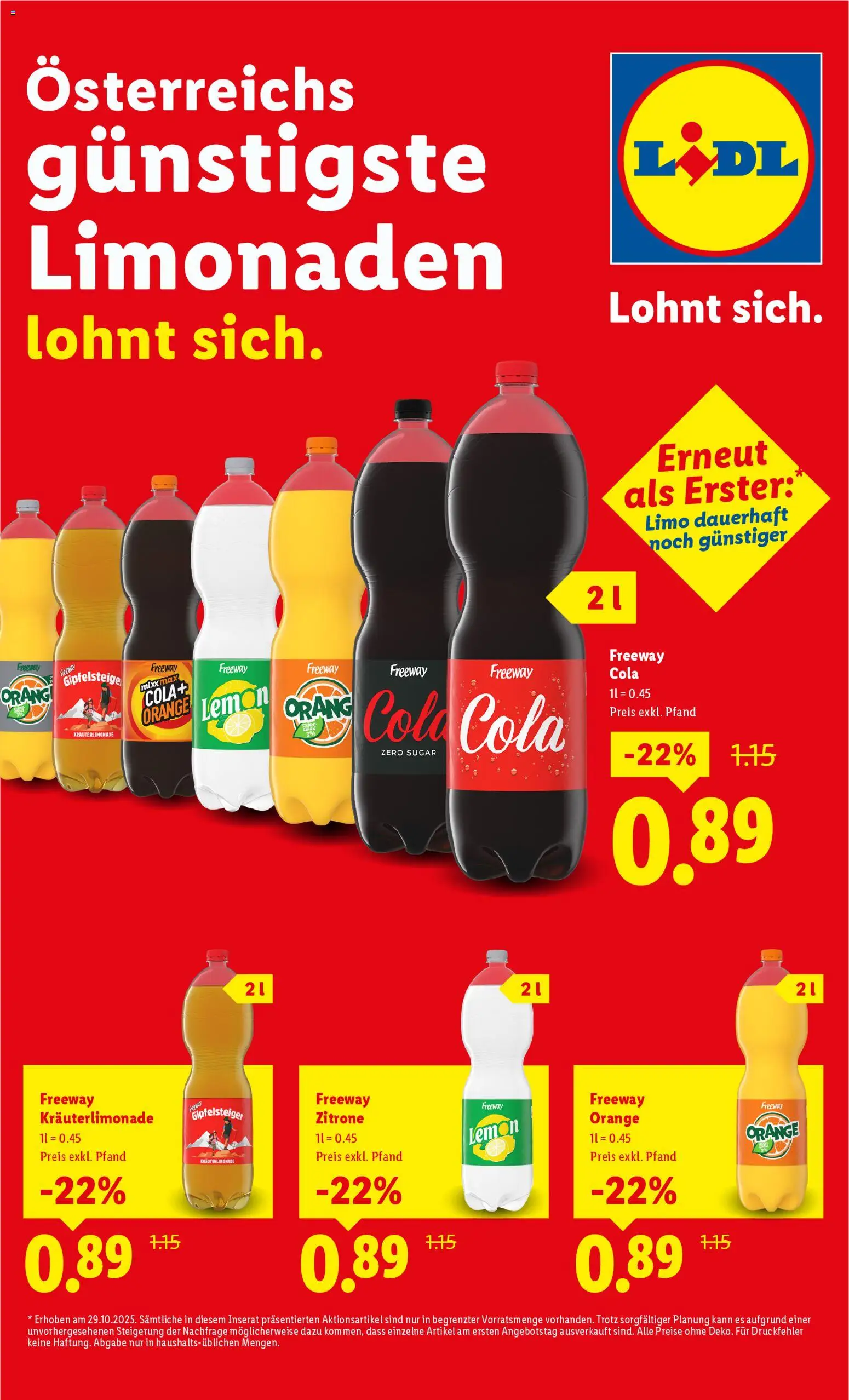 Lidl - Lohnt sicht - Seite 1- gültig ab 29.10.2025