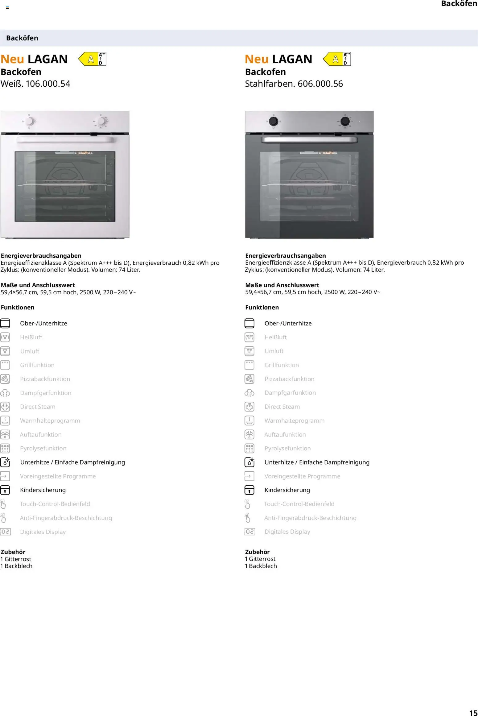Ikea Elektrogeräte - Seite 15 - gültig ab 02.01.2026