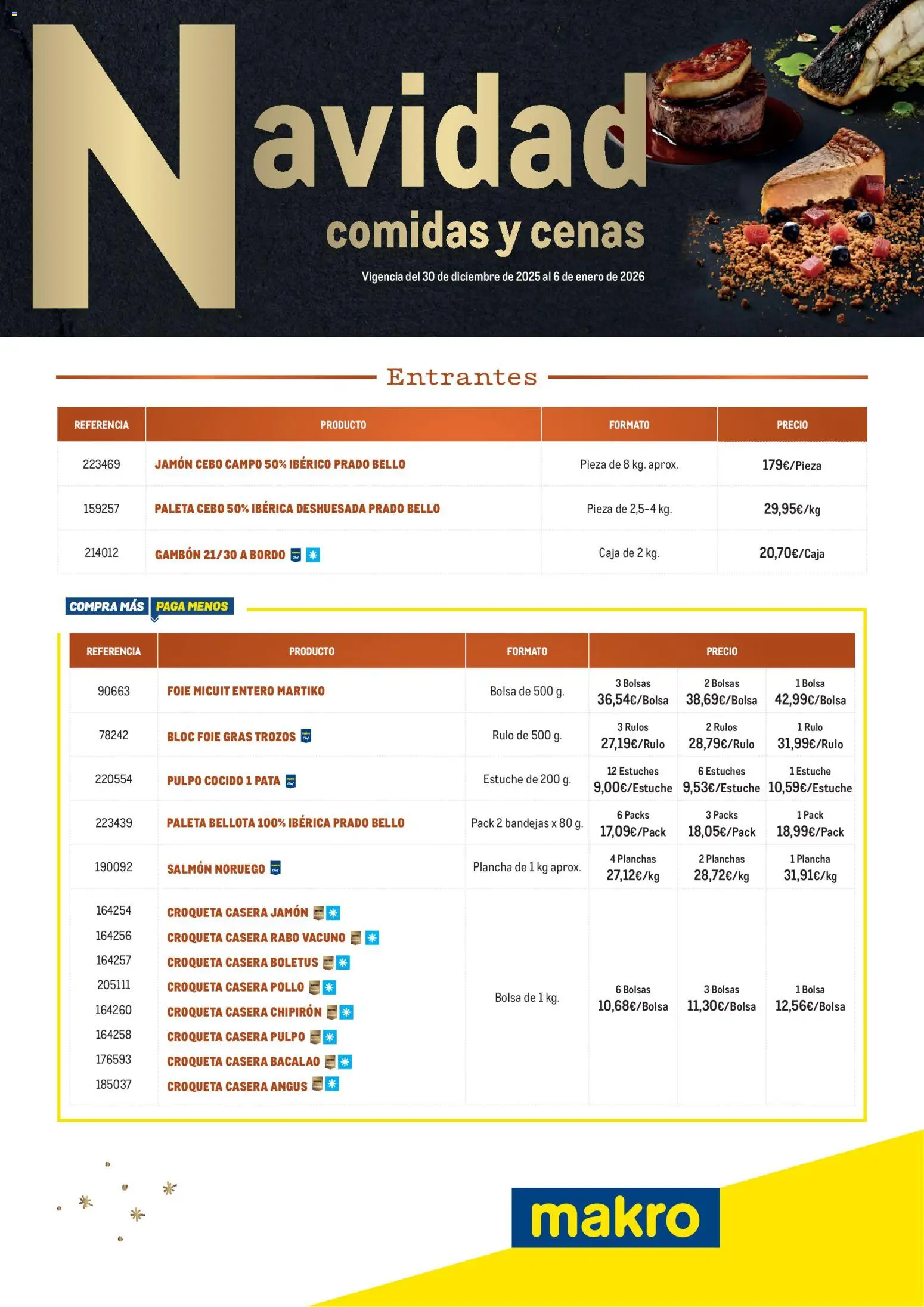 Makro - Menú Navidad Norte - Página de 1 - Válido desde 30/12/2025