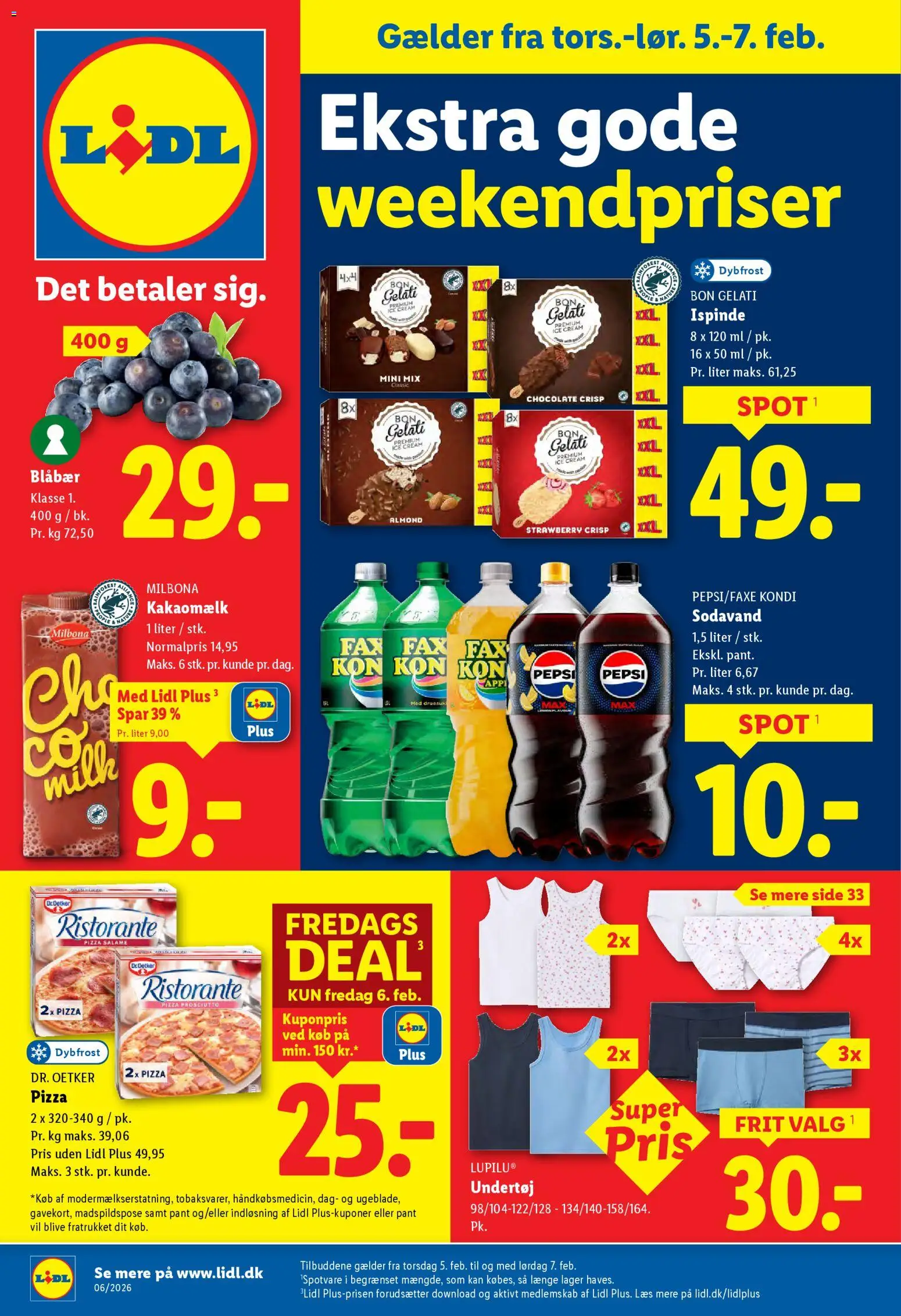Lidl - Weekend tilbud - side 1- gyldig fra 01/02/2026
